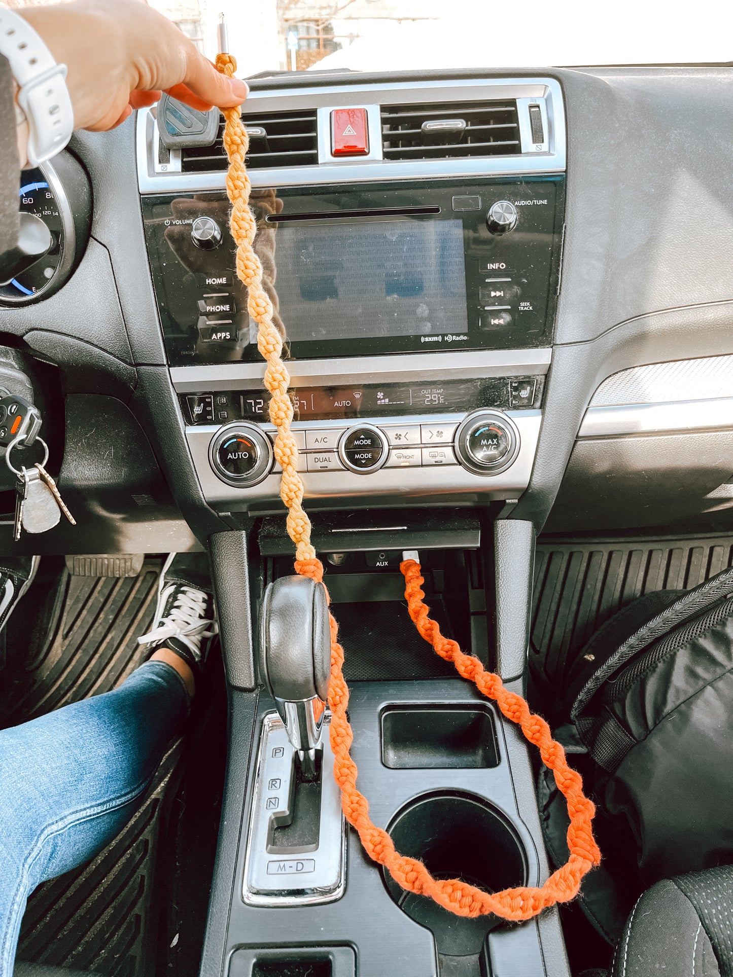 Sunburst OMBRÉ Macrame Charger Cord