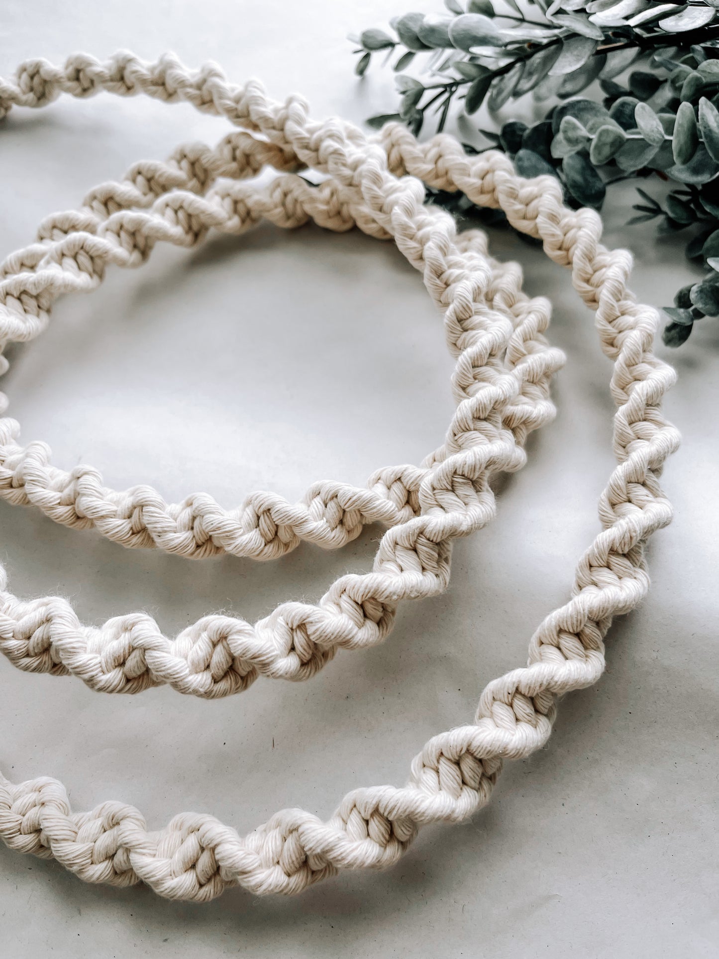 Natural Macrame Charger Cord