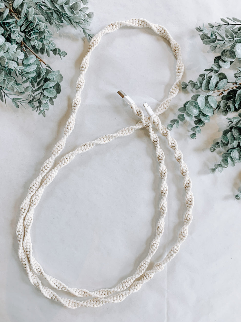 Phone & Computer Cable | Eco Friendly | Modern Boho | Cute Accessories ...